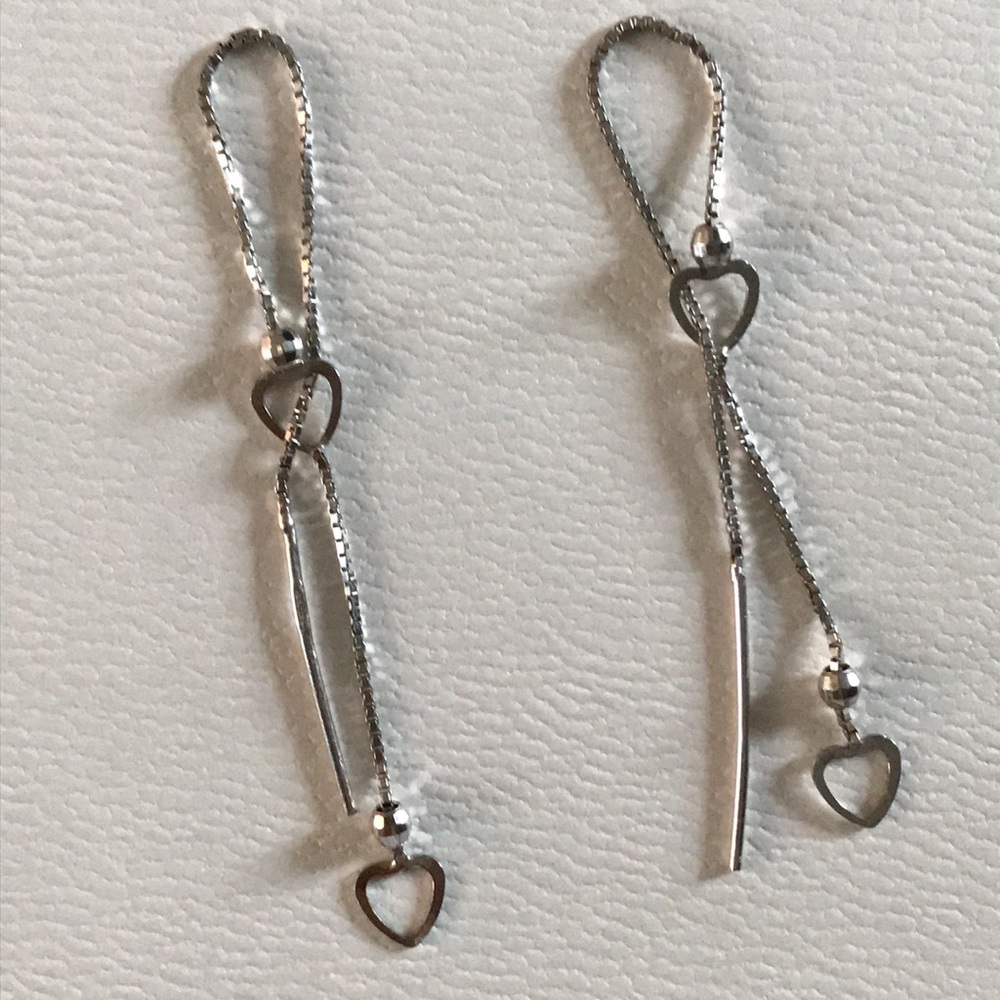 Dangling Hearts Sterling Silver - image 2